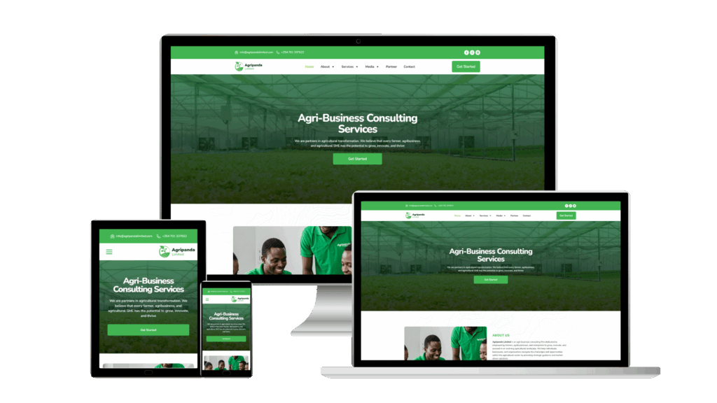 Agripanda Web Mockup